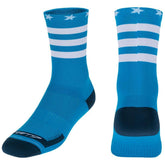 Medias Cortas Ciclismo GW Stars Azul Blanco
